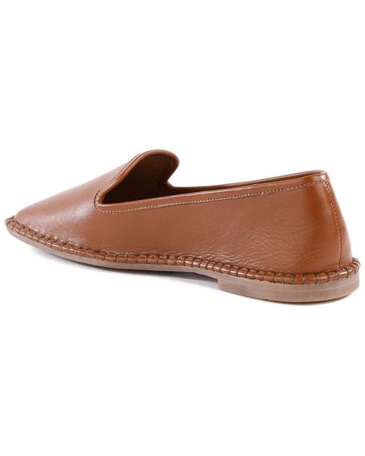 Seychelles Brown Kap Leather Flat