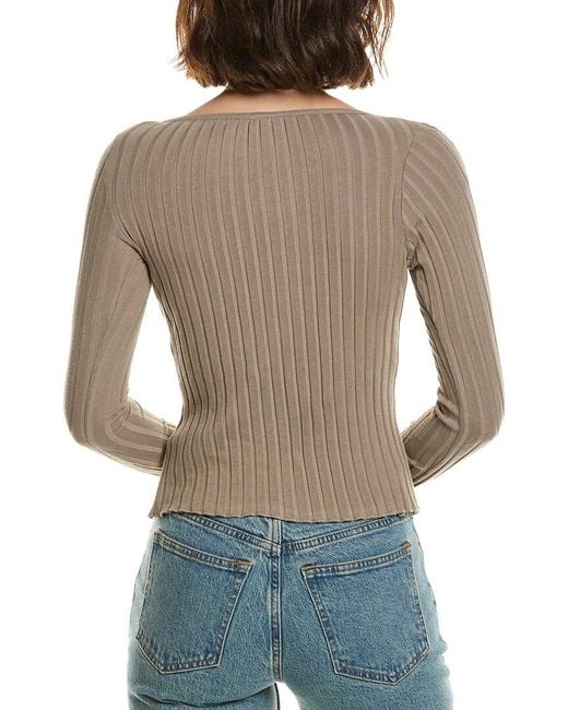 Free People Gray Tilly Cardigan