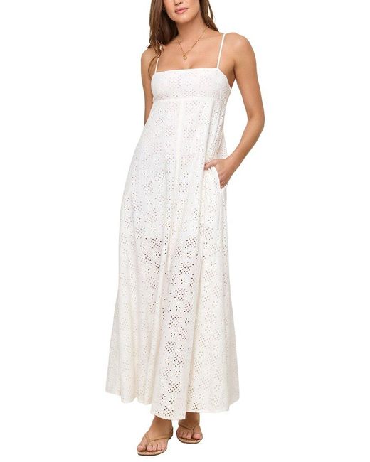 LSPACE White Raveena Dress