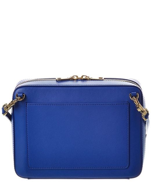 Dolce & Gabbana Blue Dg Medium Leather Camera Bag