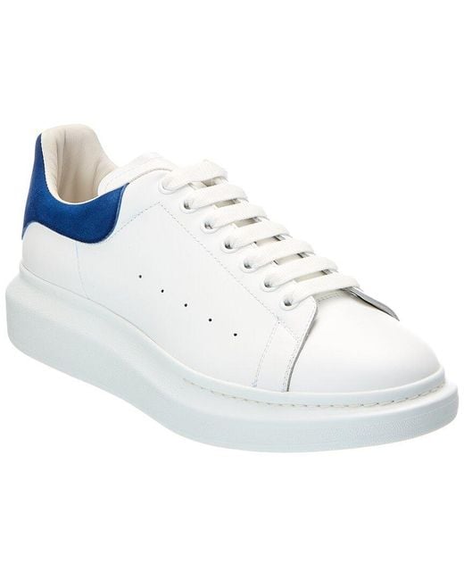 McQueen White Oversized Leather Sneaker
