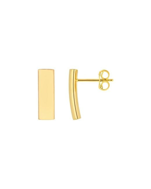 HAWLEY ST White 14K Stud Earrings