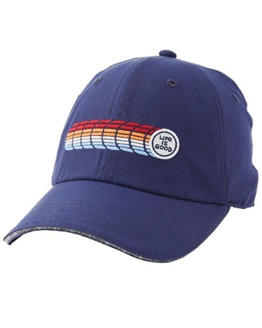 Life Is Good. Blue Active Chill Cap for men