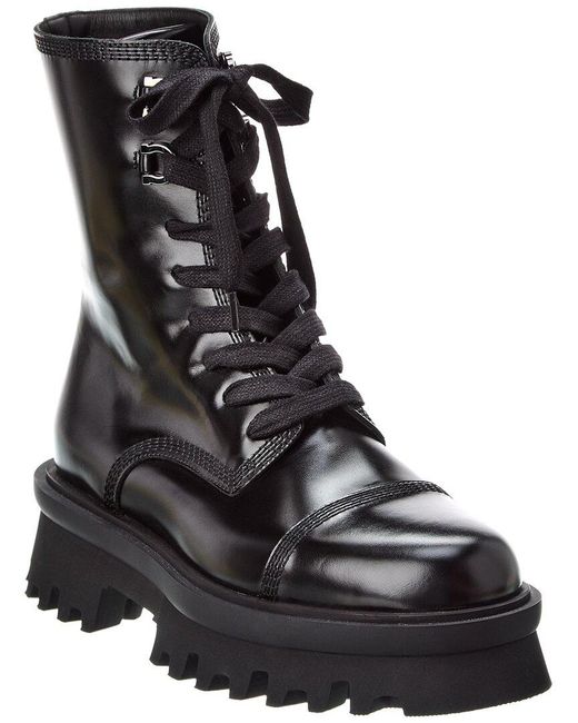 Ferragamo Black Kira Leather Boot