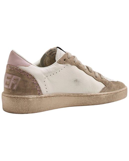 Golden Goose Deluxe Brand Pink Ball Star Leather Sneaker