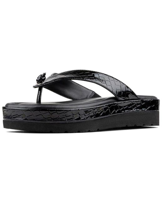 Donald J Pliner Black Lorra Sandal