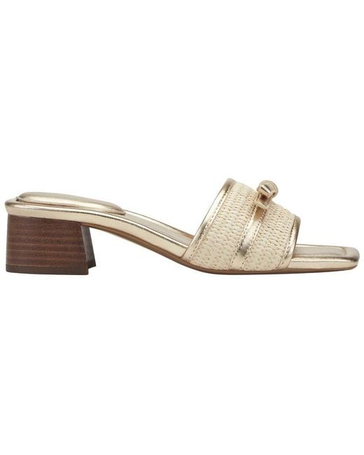 Rockport Natural Clarice 8 Raffia & Leather Sandal