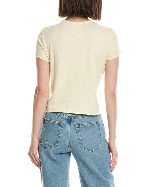 James Perse White Crewneck T-Shirt