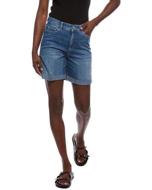 Marc Cain Blue Denim Short