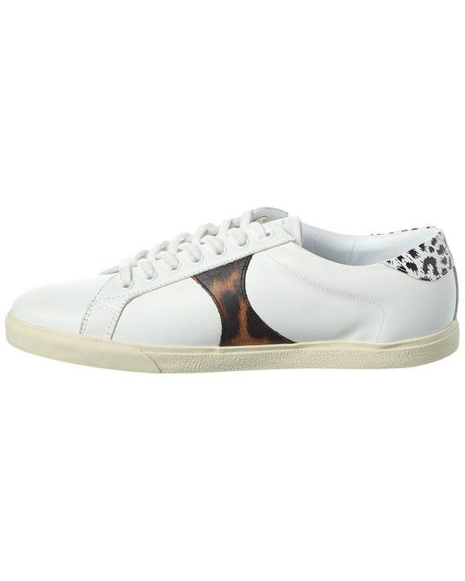 Céline White Triomphe Leather Sneaker for men