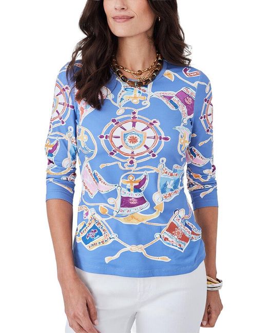J.McLaughlin Blue Signature Tee