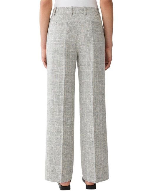 Lafayette 148 New York Gray Sullivan Pant