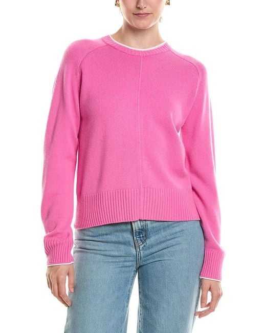 3.1 Phillip Lim Pink Wool- & Cashmere-Blend Relaxed Sweater