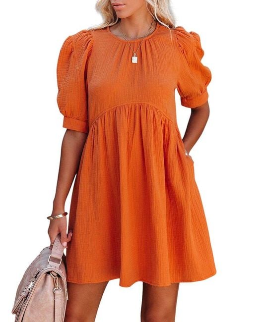 Nino Balcutti Orange Mini Dress