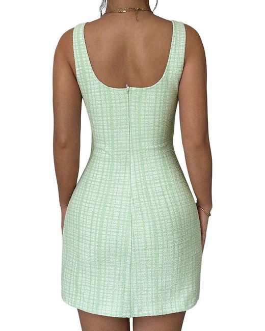 VIBI Green Mini Dress