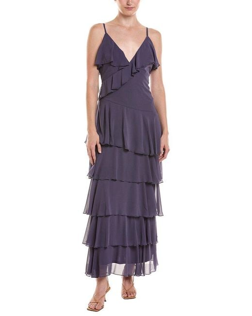 Taylor Purple Midi Dress