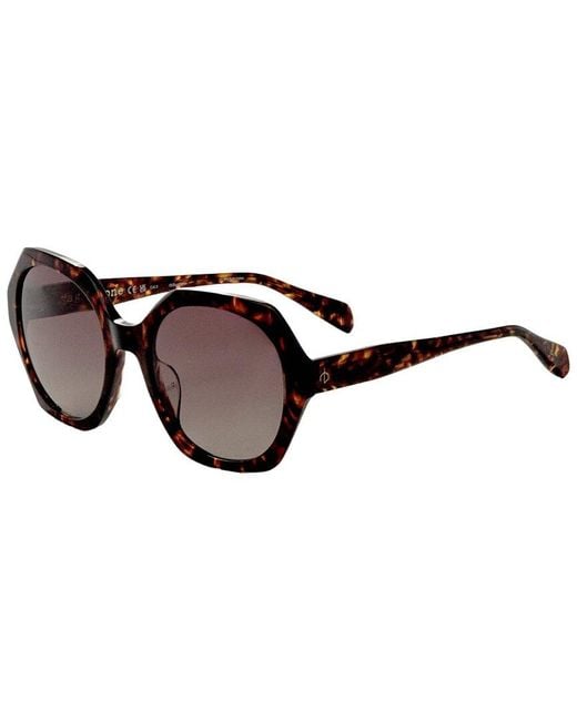Rag & Bone Brown Rnb1078 55Mm Sunglasses