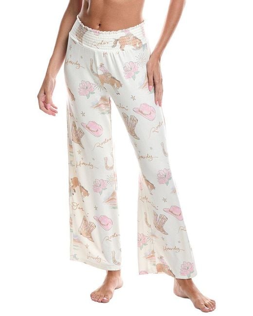 Z Supply White Desert Rose Dawn Pant