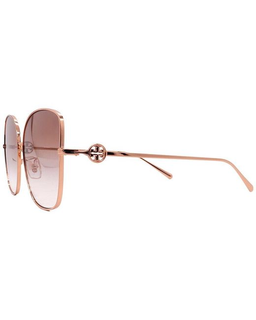 Tory Burch Pink 60Mm Sunglasses