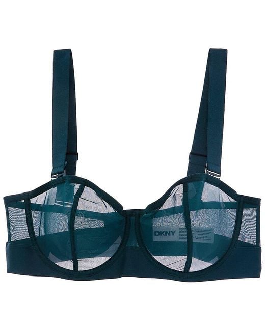 DKNY Blue Sheers Convertible Unlined Bra