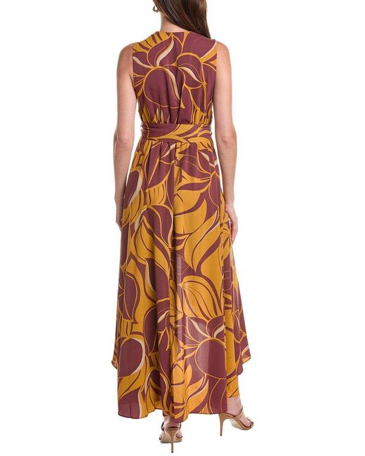 Marion Brown Floral Maxi Dress