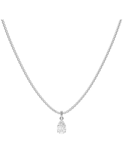 Lab Grown Diamonds Metallic 14K 1.00 Ct. Tw. Lab-Grown Diamond Necklace