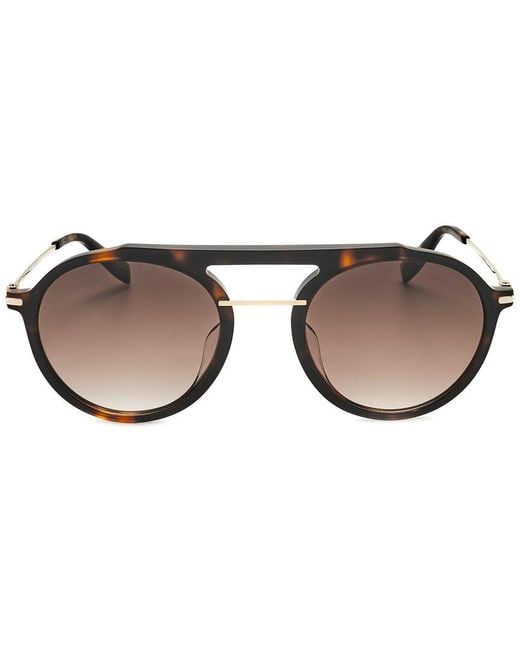 Trussardi Brown Str403f 0745 53mm Sunglasses