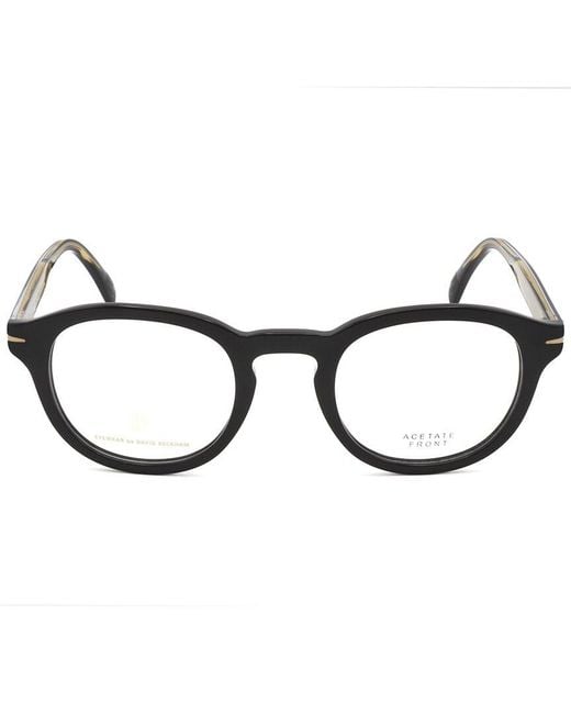 David Beckham Black 48Mm Optical Frames