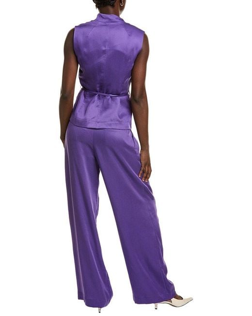 BGL Purple 2Pc Vest & Pant Set