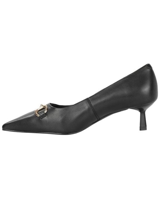 Tiffany & Fred Paris Black Leather Pump