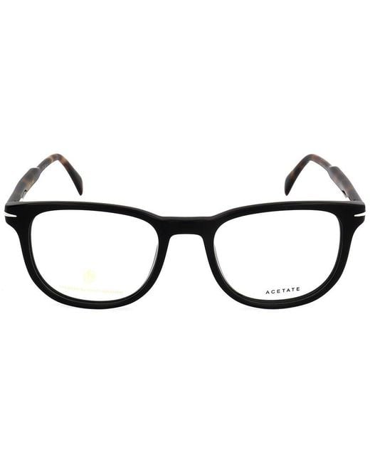 David Beckham Black 50Mm Optical Frames for men
