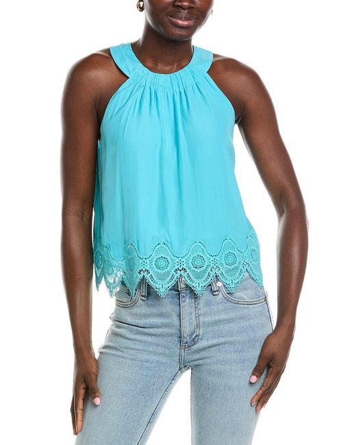 Ramy Brook Blue Karis Top