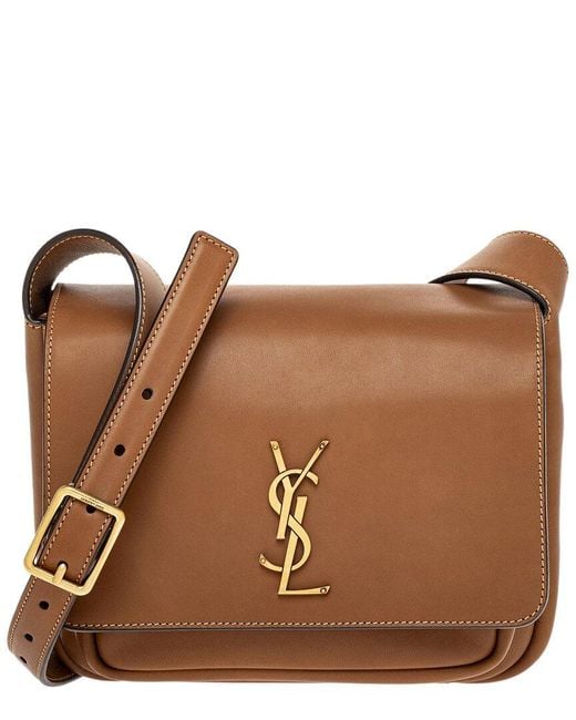 Saint Laurent Brown Niki Besace Leather Shoulder Bag