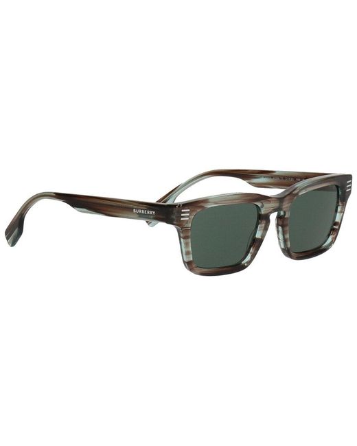Burberry Green Be4403 51mm Sunglasses for men