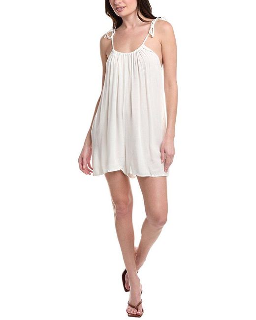 Beachlife White Short Jumpsuit