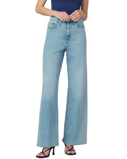 Joe's Jeans Blue Petite The Mia Wide Leg Jean