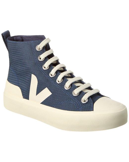 Veja Blue Wata Ii Pierre High-top Sneakers