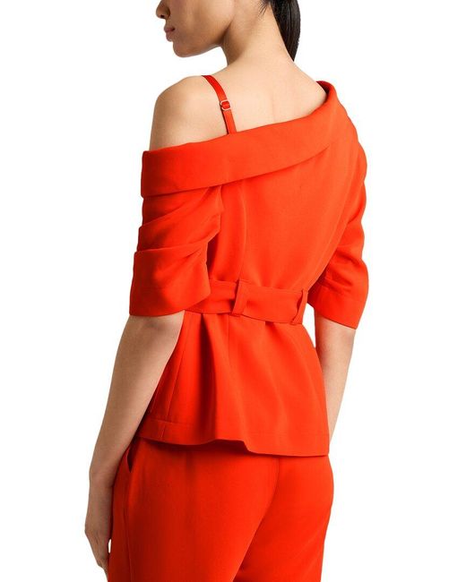 Cinq À Sept Red Katie Top