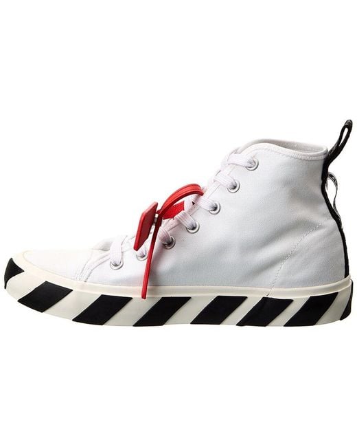 Off-White c/o Virgil Abloh Red Off-whitetm Mid Top Vulcanized Canvas Sneaker for men