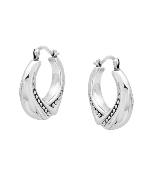 MaxColor Metallic Dangle Earrings