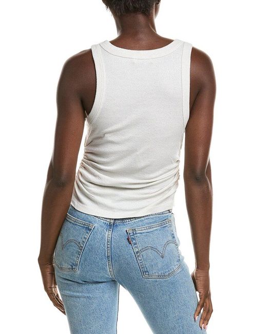 Michael Stars Blue Ella Crop Tank