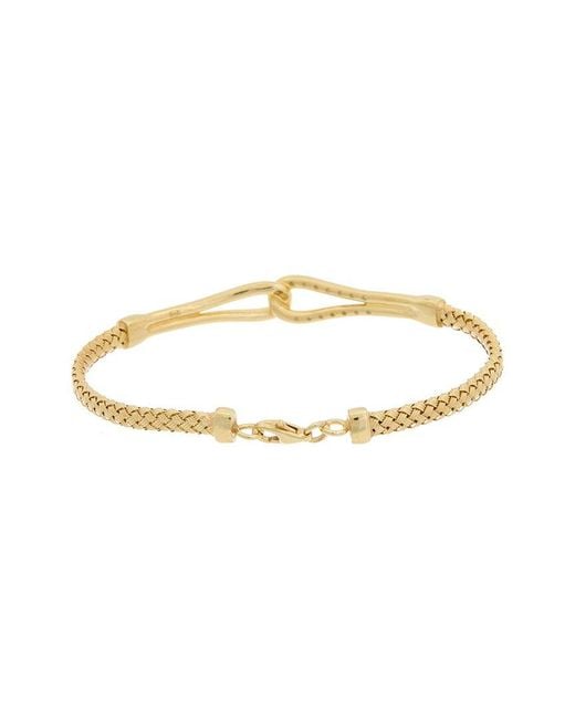 Meshmerise Metallic 18K 0.12 Ct. Tw. Diamond Bracelet
