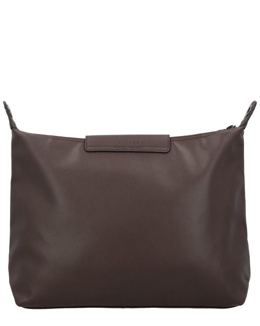 Longchamp Brown Le Pliage Xtra Medium Leather Hobo