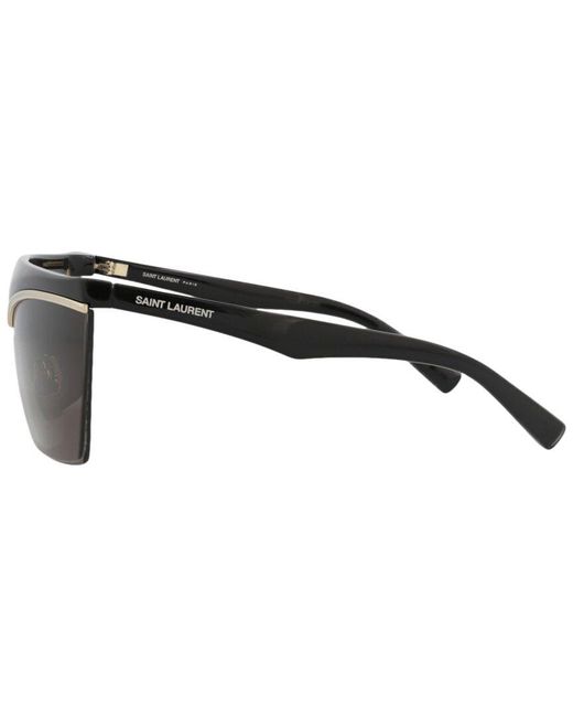 Saint Laurent Brown Sl614Mask 99Mm Sunglasses