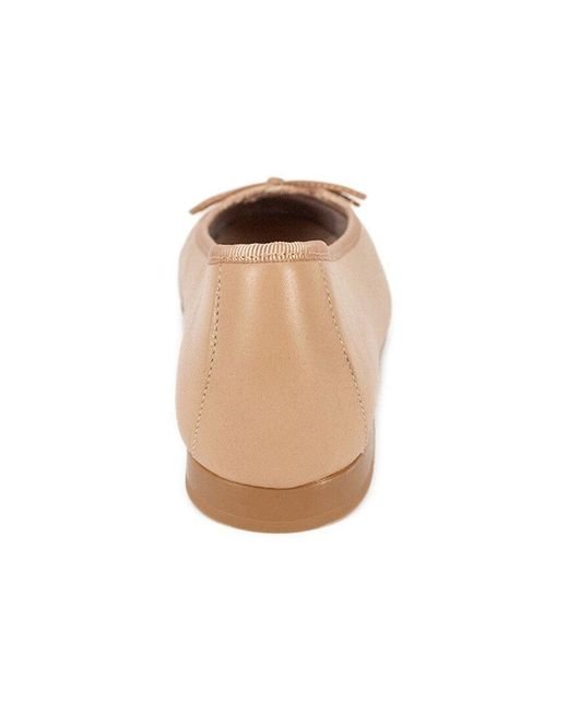 Menina Step Natural Monique Leather Flat