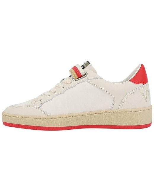 Vintage Havana White Next 1 Leather-Trim Sneaker