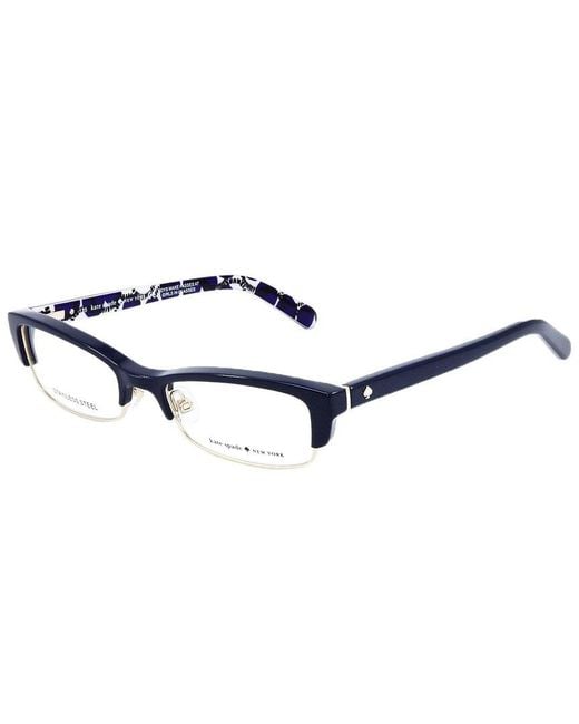 Kate Spade White Joetta 52Mm Optical Frames