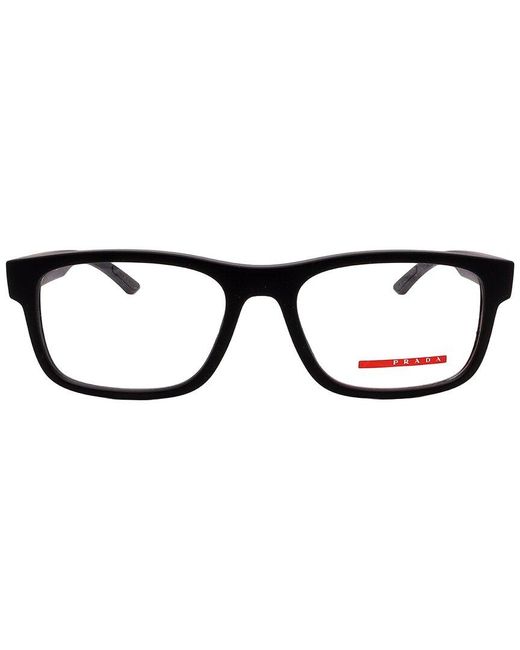 Prada Black Ps04Qv 54Mm Optical Frames for men