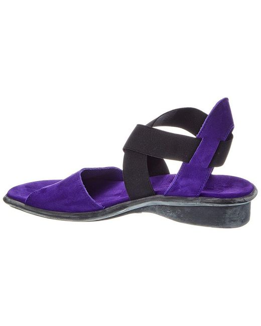 Arche Purple Satia Leather Sandal