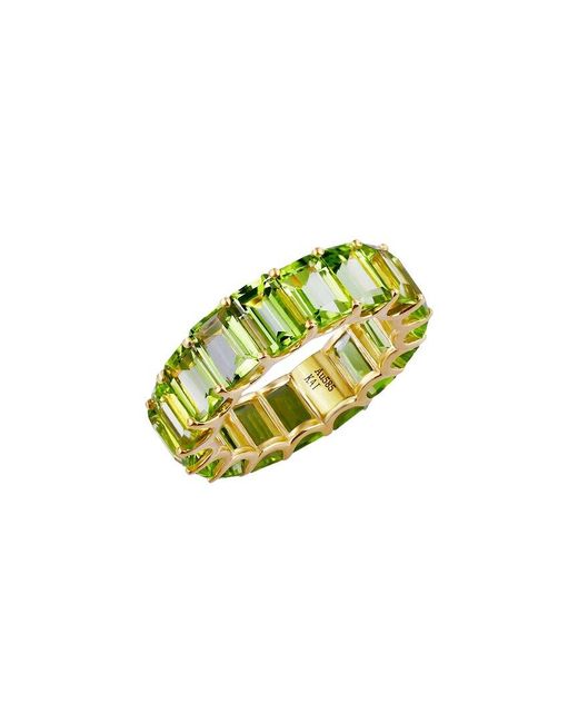 Kai Fine Jewelry Green 14K 9.50 Ct. Tw. Peridot Eternity Ring